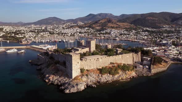Aerial view of Bodrum - Turkey. alt