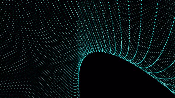 particle wave background animation. Vd 1178
