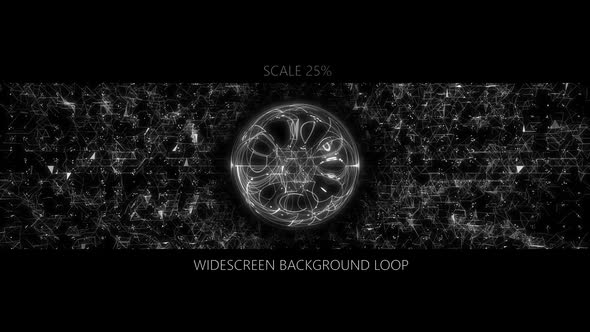 Artifical Cloud Network Background Particles alt