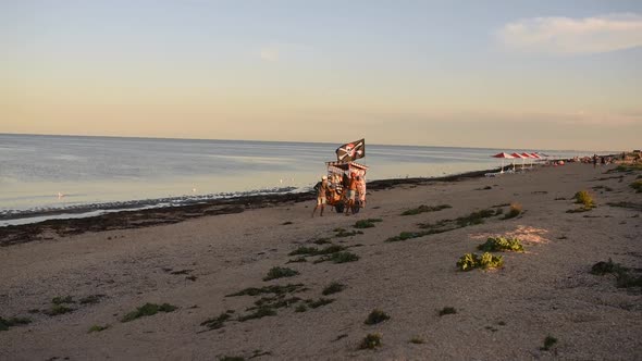 Street Food Sellers on the Beach alt