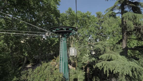 A funicular in a forest alt