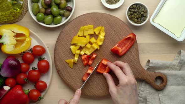 Step By Step Recipe for Greek Salad Horiatiki