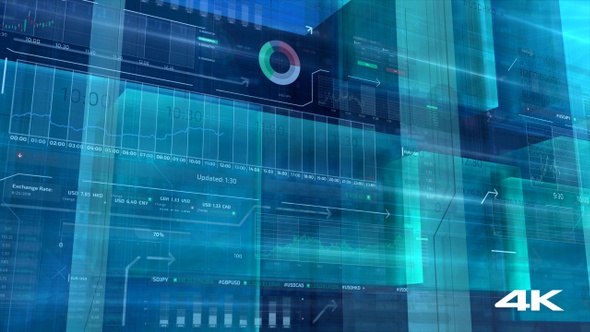 Background From Stock Data 4K alt