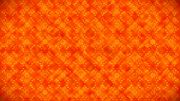 Broadcast Rotating Hi-Tech Flower Patterns Wall 02