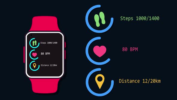 Fitness Tracker Smartwatch with multiple health monitoring features. alt