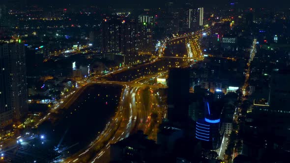 Saigon Skydeck Night Timelapse