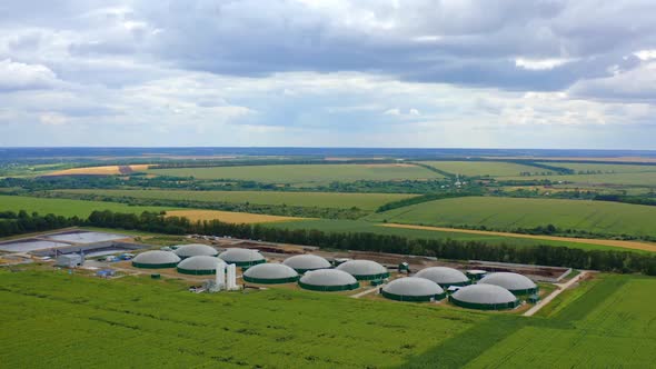 Biogas power station, Biogas plant for power generation and energy production alt