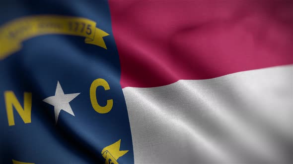 North Carolina State Flag Angle