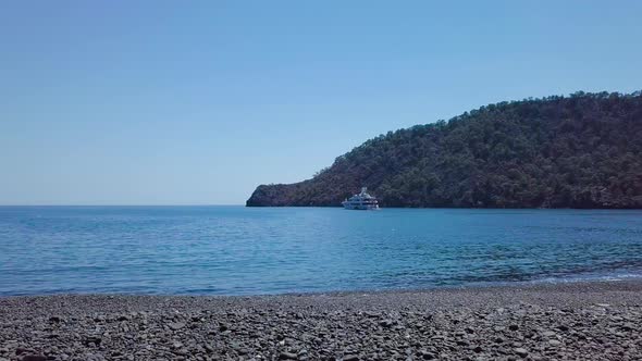 Flying Through the Tent and Over the Mediterranean Sea alt