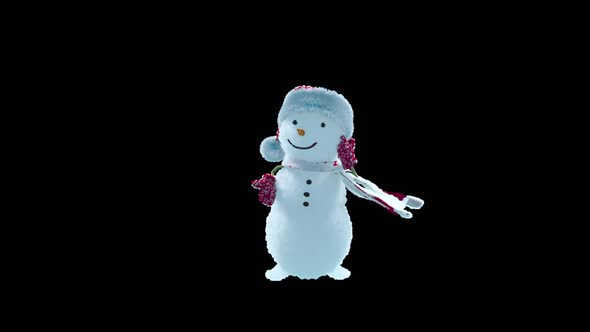 56 Snowman Dancing HD alt