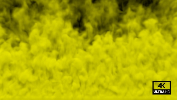 Yellow Color Smoke Background by moonon | VideoHive