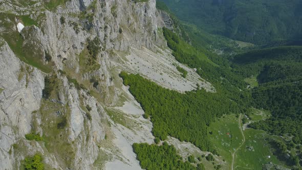 Mountains of Lukavica Plateau in the Spring Montenegro