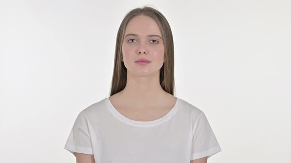 Portrait of Sick Beautiful Young Woman Having Toothache alt