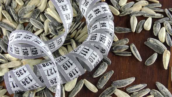 Sunflower Seeds And Measurement