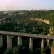 Aerial View of Canyon and Old Town in the Kamenec-Podolskiy - VideoHive Item for Sale