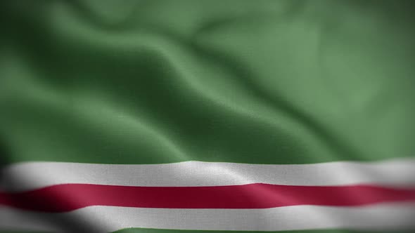 Chechen Republic Of Ichkeria Flag Textured Waving Front Background HD alt