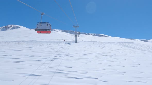 Ski Resort in the Winter Season