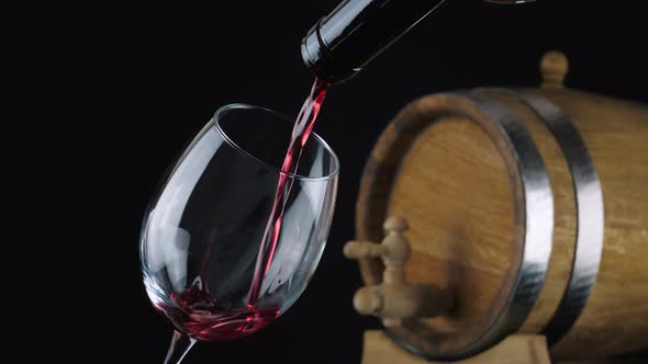 Bottle of Wine and Glass alt