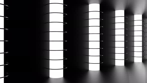 Abstract White Lights Effect