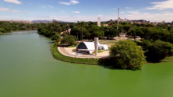 Landmark historic centre of downtown Belo Horizonte, Brazil. alt