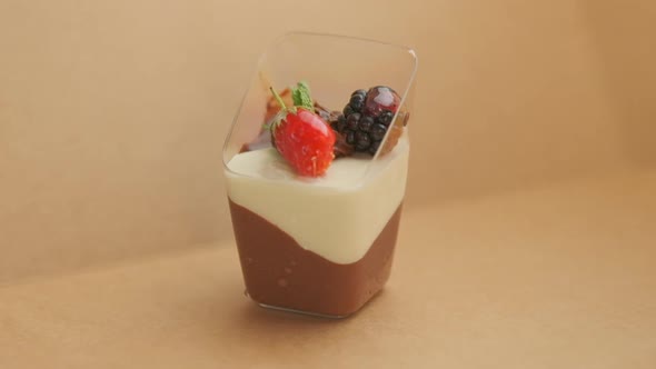 Sweet Dessert Closeup Slow Motion alt