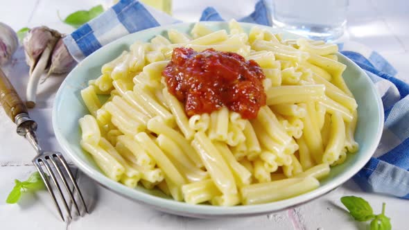 Italian Casarecce pasta alt