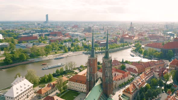 Aerial View of Wroclaw alt