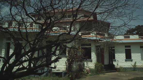 House Exterior, Horror House, Night