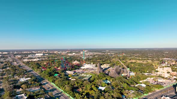 Tampa Busch Gardens Drone Footage alt