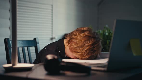 Back to School Online Learning Distance Lesson Education at Home Technology for Schoolboy alt