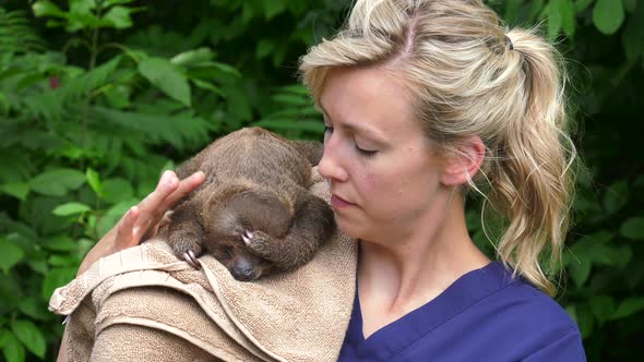 baby sloth pet by pretty vet 4k alt