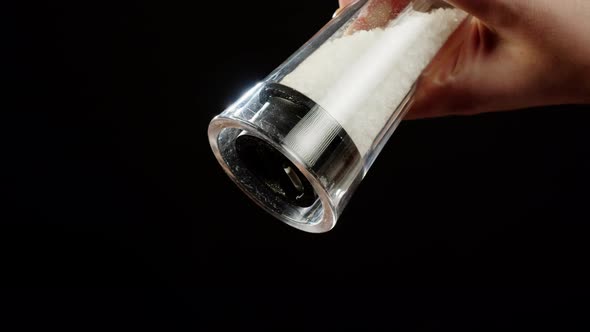 Salting Food Closeup alt