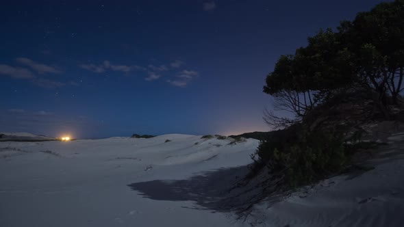 Dunes and Stars Time Lapse