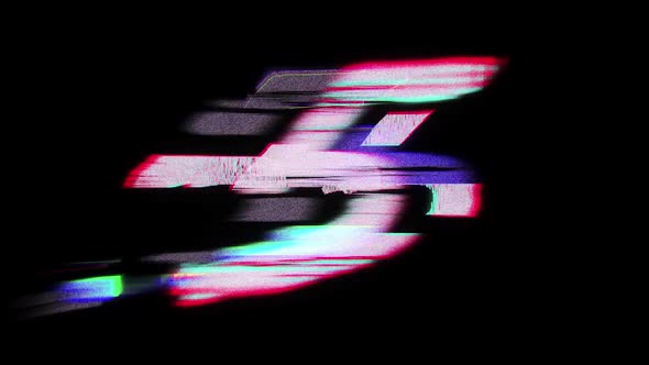 Cyberpunk Countdown 4K Alpha Channel alt