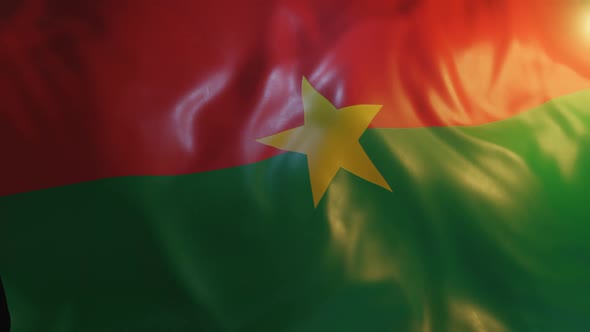 Burkina Faso Flag alt