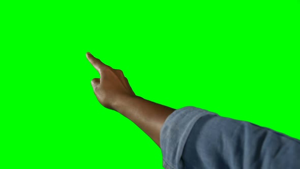 Hand of a man touching digital screen 4k alt