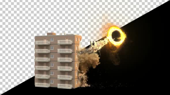 Building Sucked Into Portal