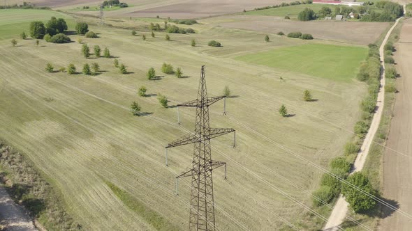 High Voltage Electricity Pole alt