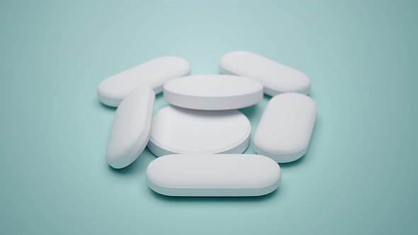 Abstract pills background