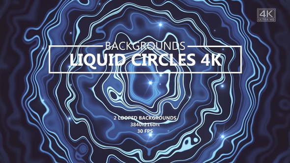Liquid Circles Smooth Blue Backgrounds alt