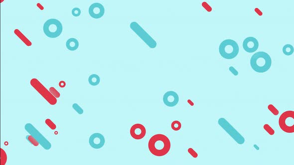 Lines and Circles on blue background alt