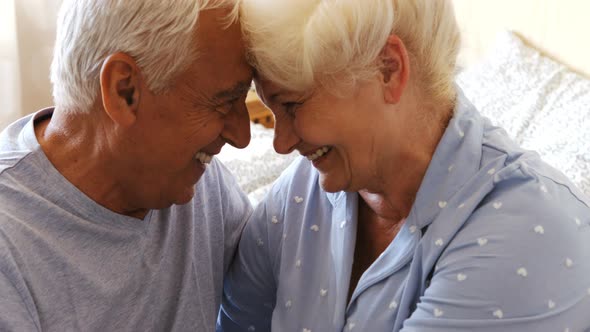 Senior couple embracing each other alt