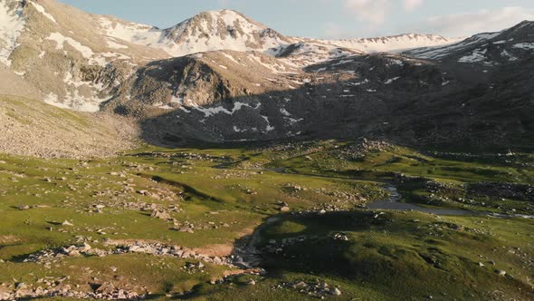 Aerial View of the Mountain Valley alt