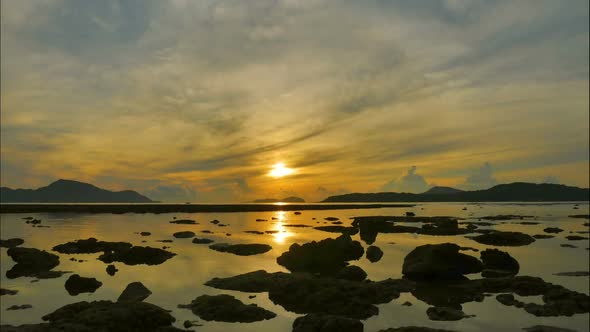 Time Lapse Sunrise At Rawai Sea alt