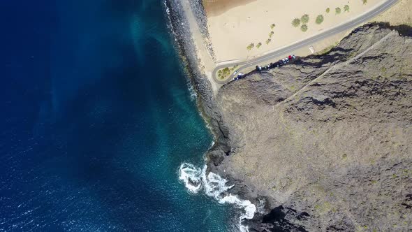 Tenerife Aerial Cliff View alt
