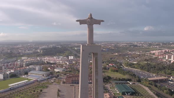Aerial view of Christ the King Sanctuary alt