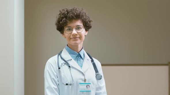 Portrait of female doctor