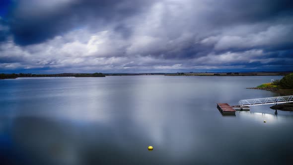 Timelapse 4K Mirror of Clouds IV