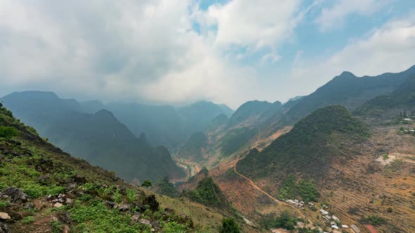 Ha Giang Valley Vietnam Timelapse  Ha Giang Valley alt