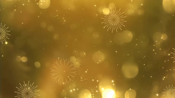 Golden fireworks alt